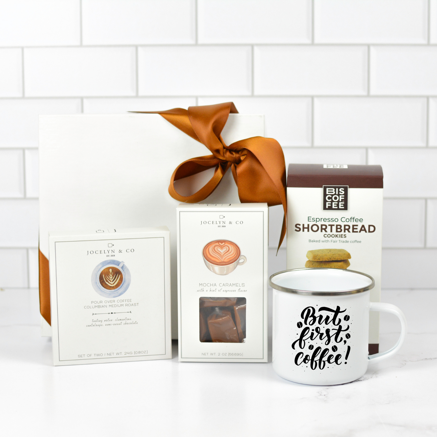 But First, Coffee Gift – Coffee-themed gift set with artisan coffee and accompaniments