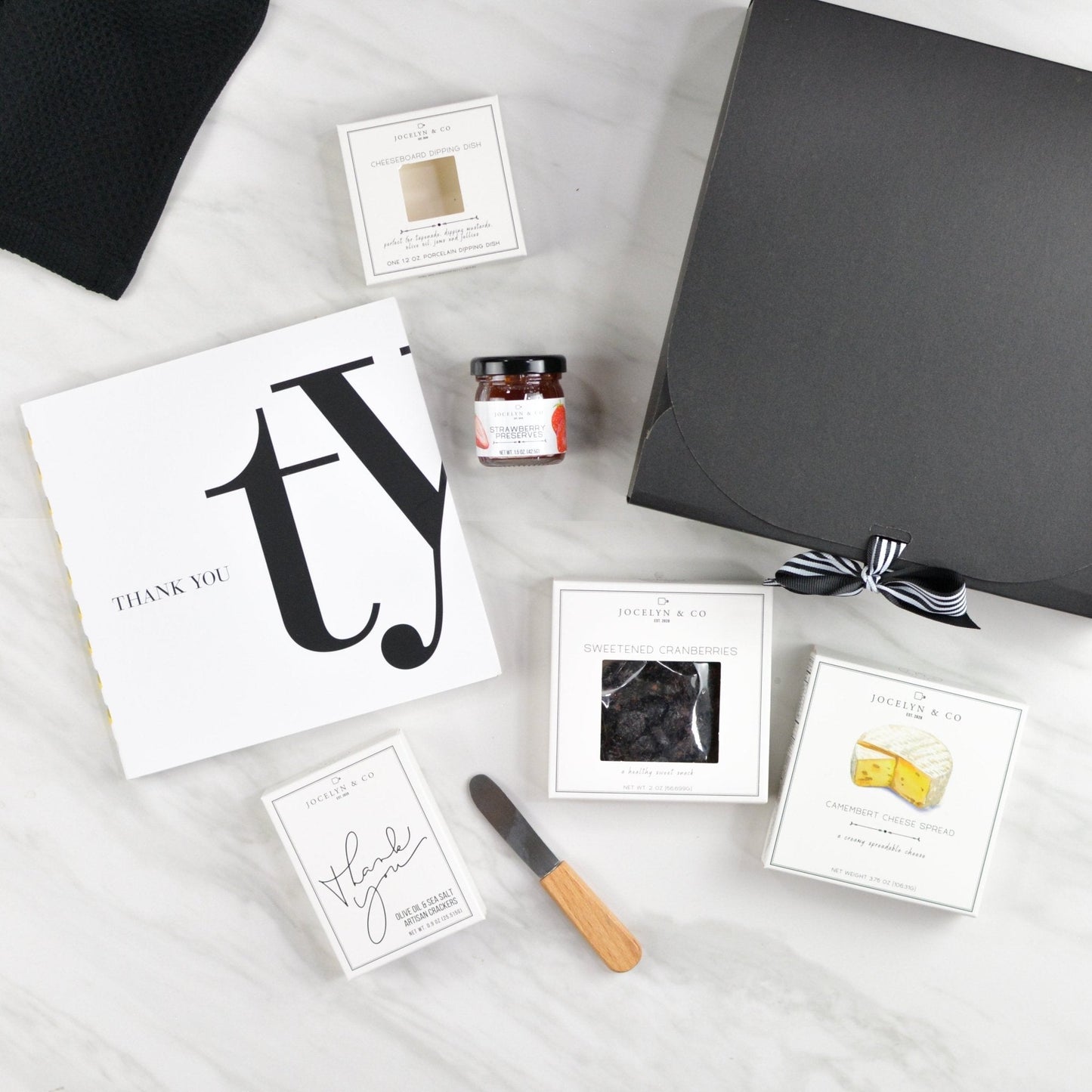 A Simple Thank You Gift – Elegant thank you gift box with gourmet treats